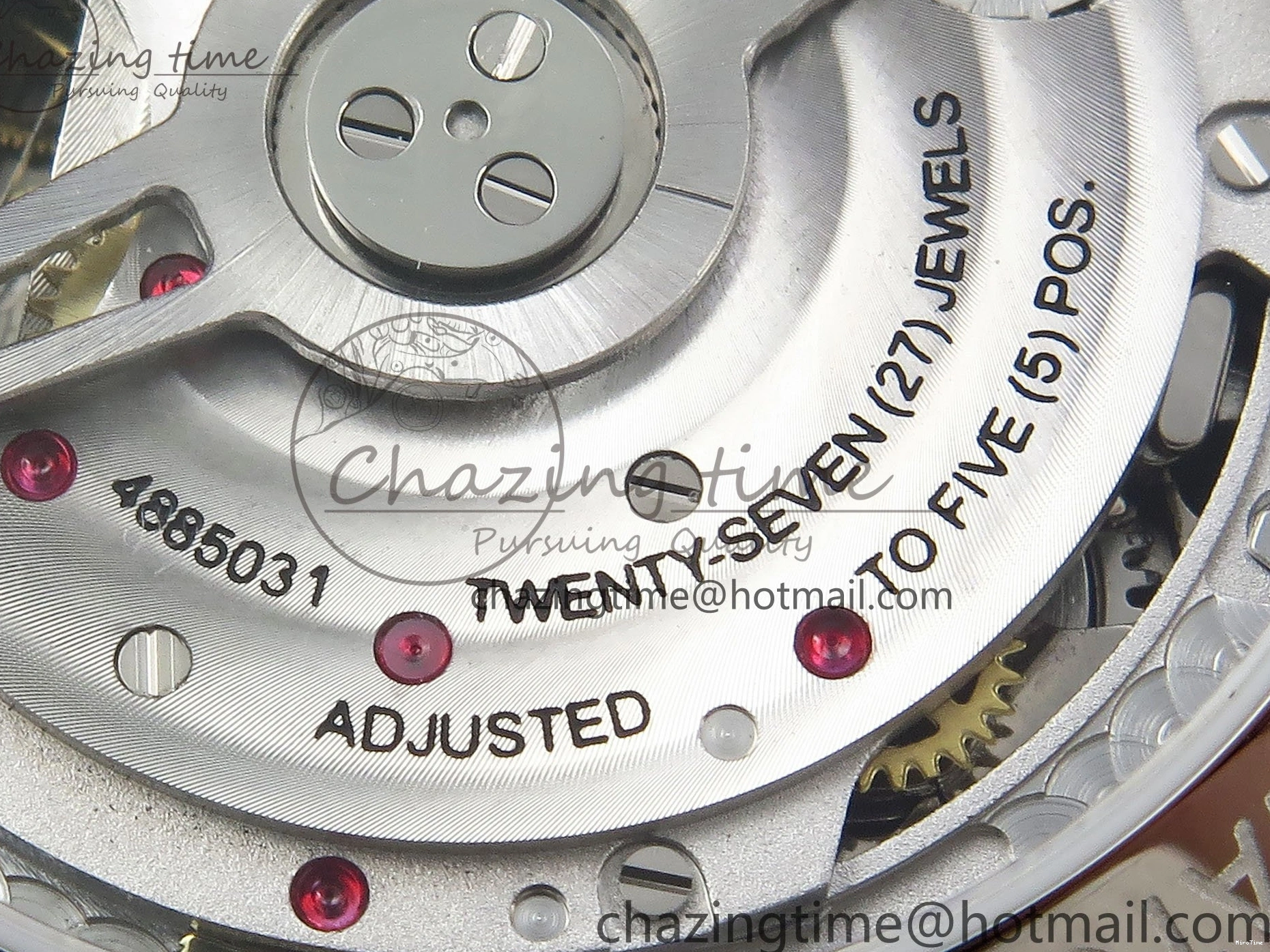 MIROTIME 0103 Casual Portuguese Chrono IW3716 Z+F 1:1 Best Edition White Dial on Blue Rubber Strap A 7016